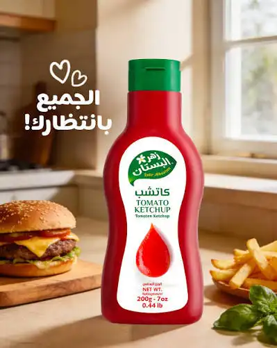 زهر البستان كتشب حار بلاستيك 200 غ