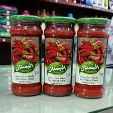 زهر البستان دبس فليفلة حارة زجاج 370 غ
