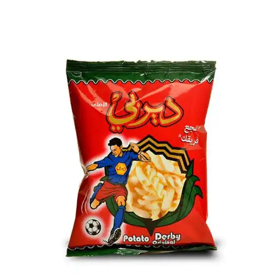 ديربي شيبس طبيعي 20غ