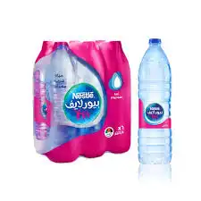 نستلة بيور لايف مياه معدنية 1.5 ليتر